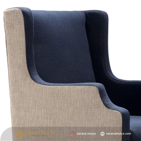 Sofa Single Seater Minimalis Kayu Jati Sarana Mulya