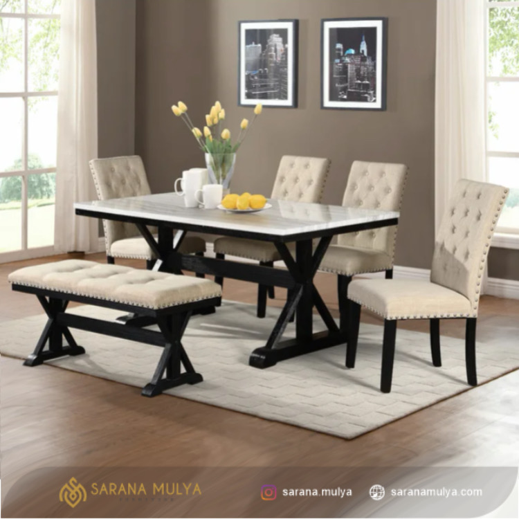 Set Meja Makan Mewah Lofle, Meja Makan, Set Meja Makan, Set Meja Makan Mewah, Set Meja Makan Kayu, Set Meja Makan Murah, Set Meja Makan Kayu Jati, Set Meja Makan Jati, Set Meja Makan Minimalis, Set Meja Makan Minimalis Modern, Meja Makan Satu Set, Meja Makan Set, Meja Makan Set Minimalis, Harga Set Meja Makan, Jual Set Meja Makan, Meja Makan Minimalis, Meja Makan Kayu, Meja Makan Minimalis Modern, Meja Makan Jati, Meja Makan Informa, Sarana Mulya,